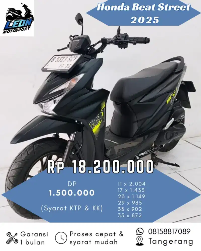 Beat street 2025, jual beli motor seken