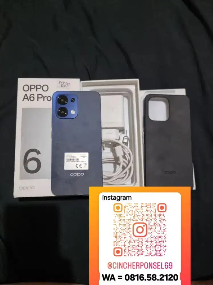 Jual hp belum sebulan Oppo A6 Pro likenew mulua bekas review saja