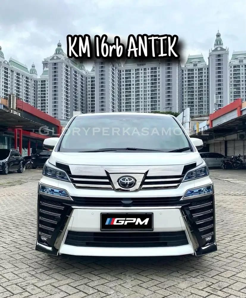 Toyota Vellfire 2.5 G ATPM 2021/ 2022 KM 17rb ANTIK Toyota Alphard