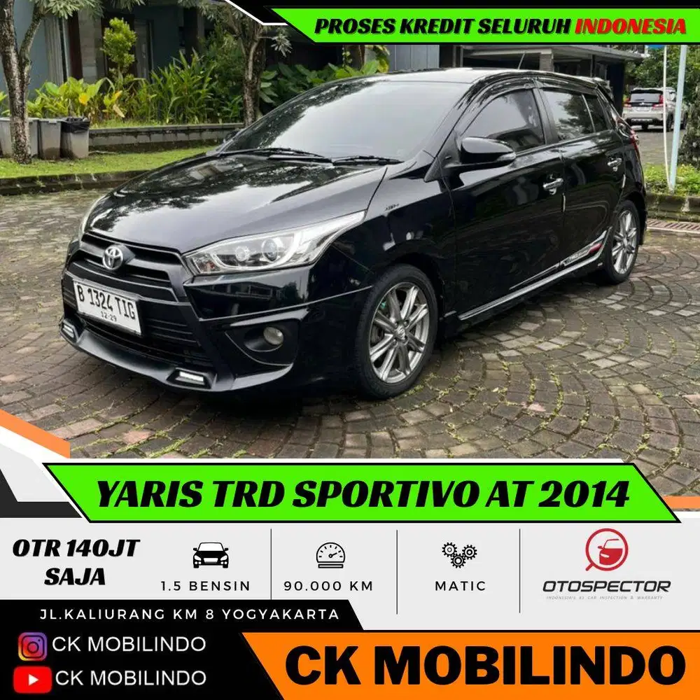 Toyota Yaris TRD Sportivo Matic 2014 ISTIMEWA DP Minim Kredit Murah
