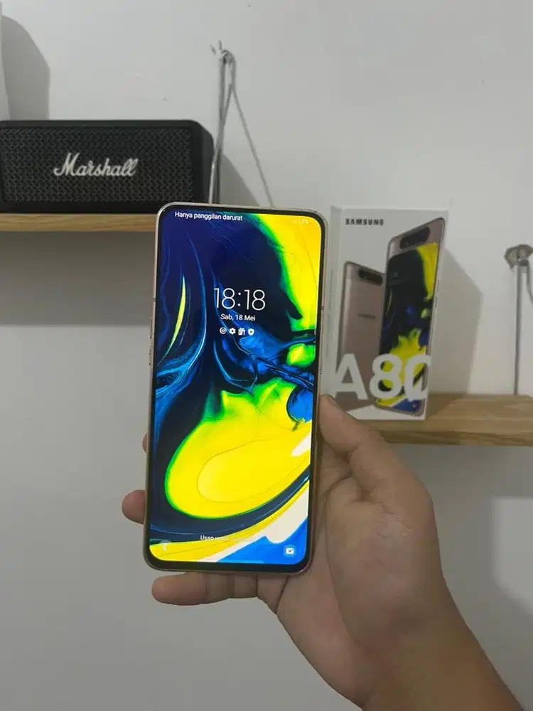 Samsung Galaxy A80 Ex resmi sein Pink Fullset 8/128 gb