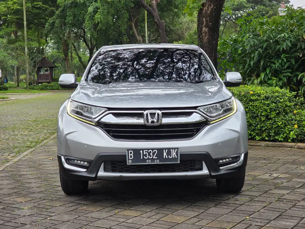 TDP 35.JT NEGO| CRV PRESTIGE TURBO 1.5 AT 2018 SILVER ISTIMEWA RECORD!