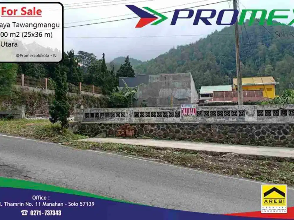 Jual Tanah Tawangmangu