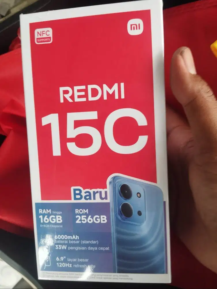 Jual Xiaomi redmi 15c 8/256 warna twilight orange masih segel