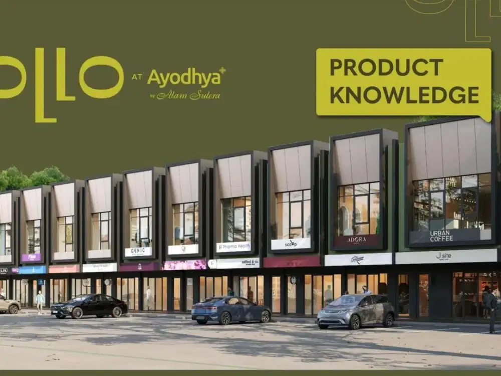 Ruko High Potential di Kota Tangerang - OLLO @KOTA AYODHYA | Insentif 125JT