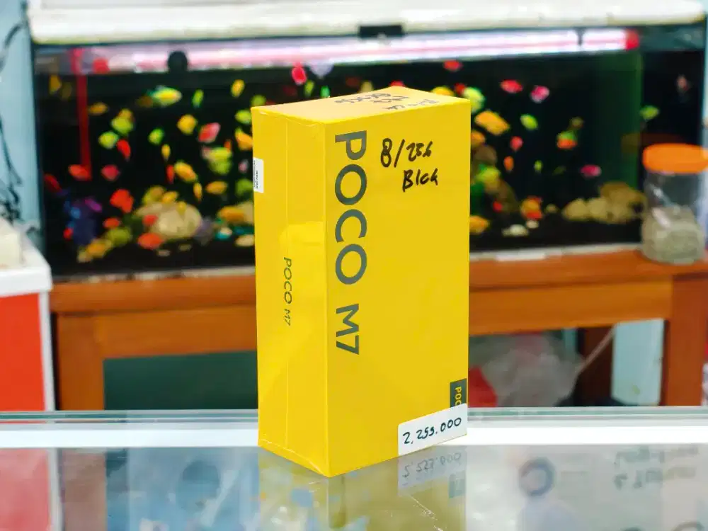 POCO M7 8/256 HITAM NEW SEGEL PROMO TERMURAH