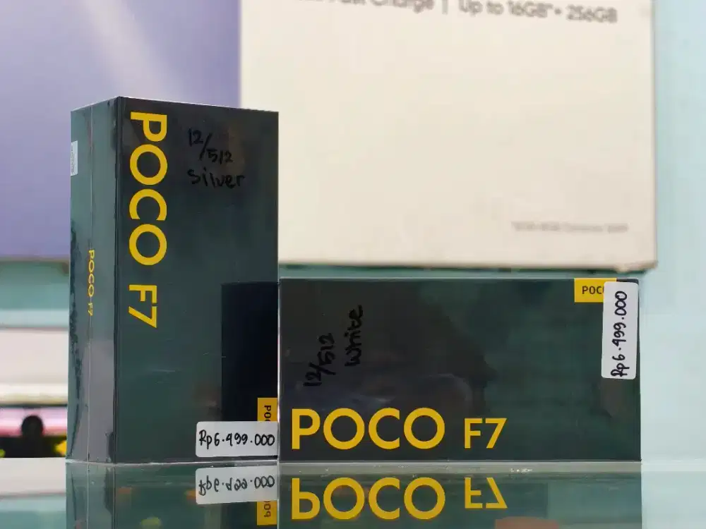 POCO F7 5G 12/512 NEW SEGEL PROMO TERMURAH GARANSI RESMI 15 BULAN