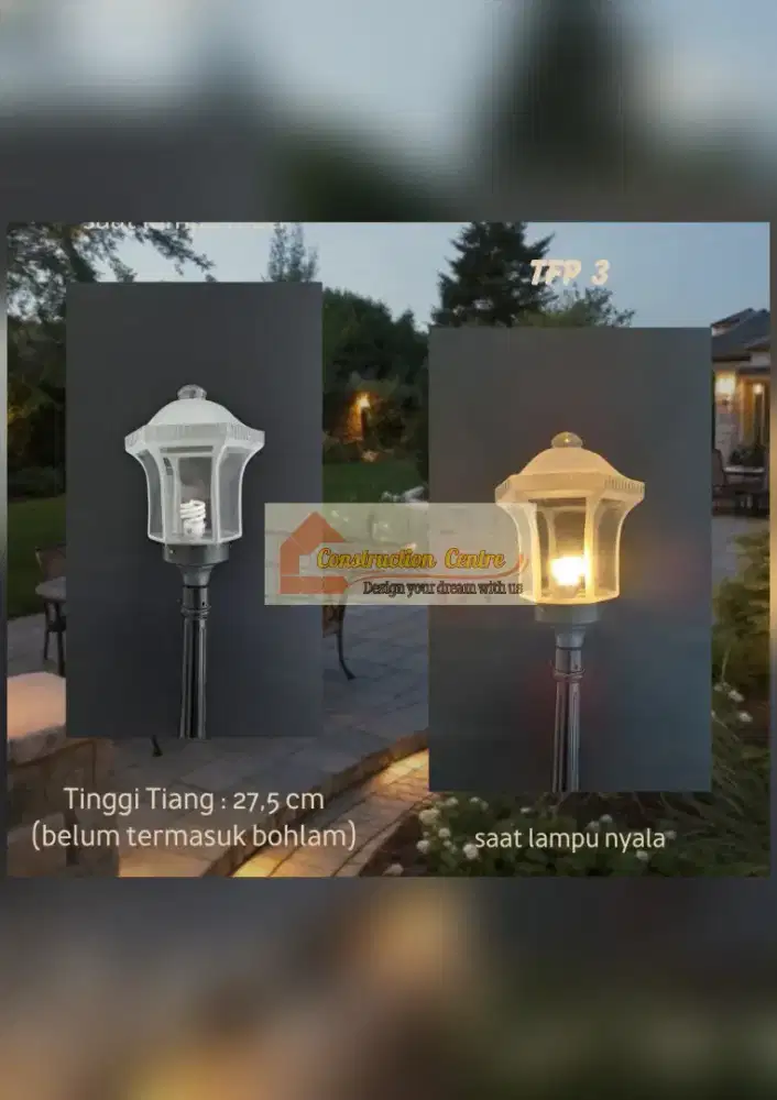 lampu taman modern