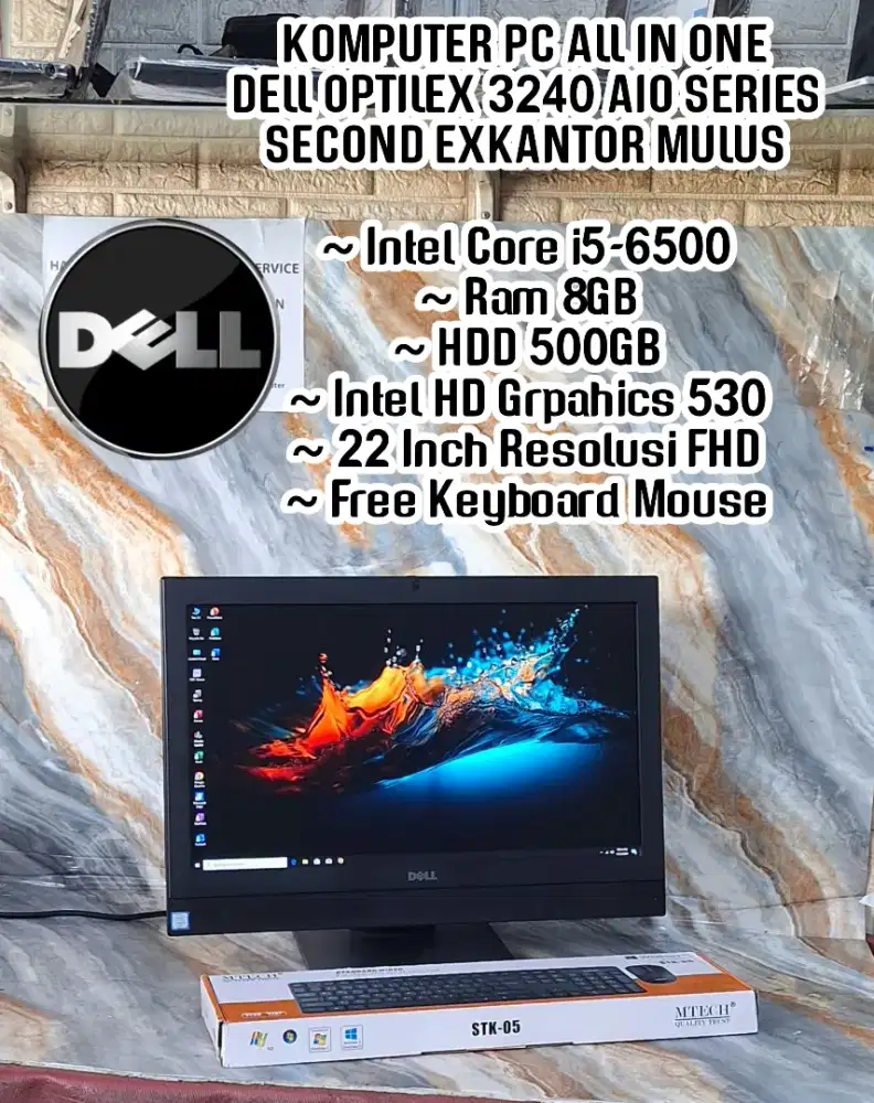 KOMPUTER PC ALL IN ONE DELL INTEL CORE i5
