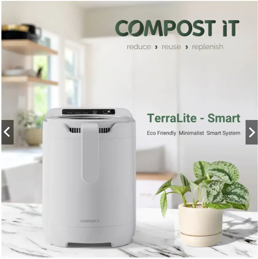 Compost It - TerraLite Smart 2.5L Food Waste Composter Pengolah Sampah