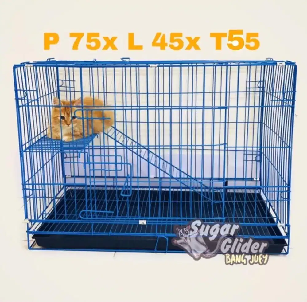 KANDANG KUCING BEKAS GOOD CONDI WARNA HITAM