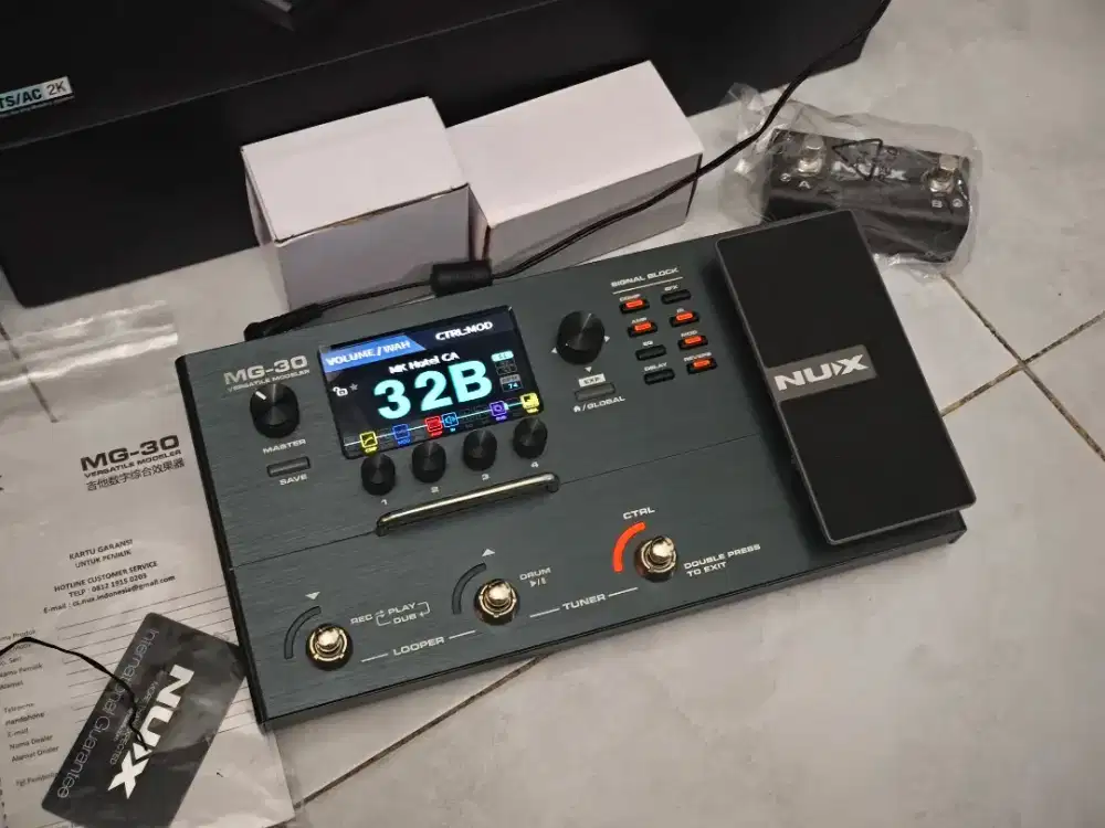 Nux mg30 efek gitar