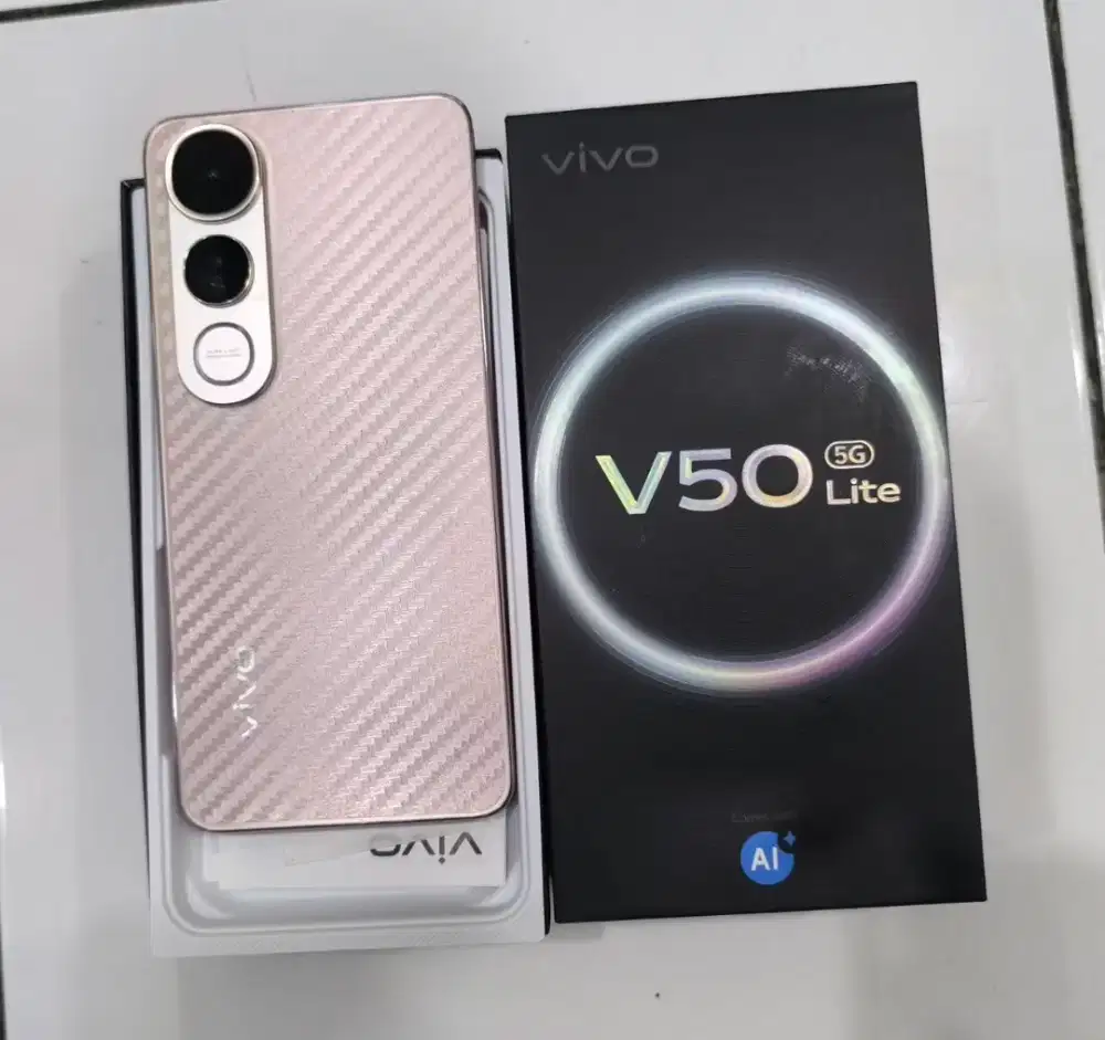Vivo V50 Lite 5G 12/512 komplit ori elegan