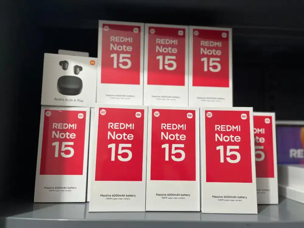 NEW REDMI NOTE 15 SERIES GARANSI RESMI XIAOMI INDONESIA!!