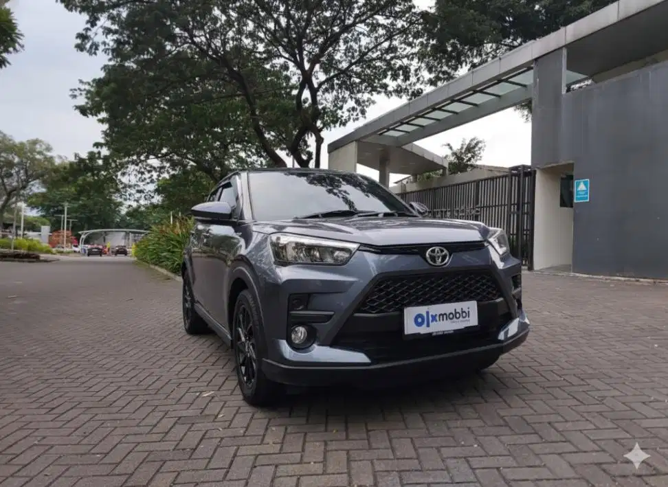DP RINGAN Toyota Raize 1.0 G One Tone Bensin-MT 2021 Abu-Abu CFFZB