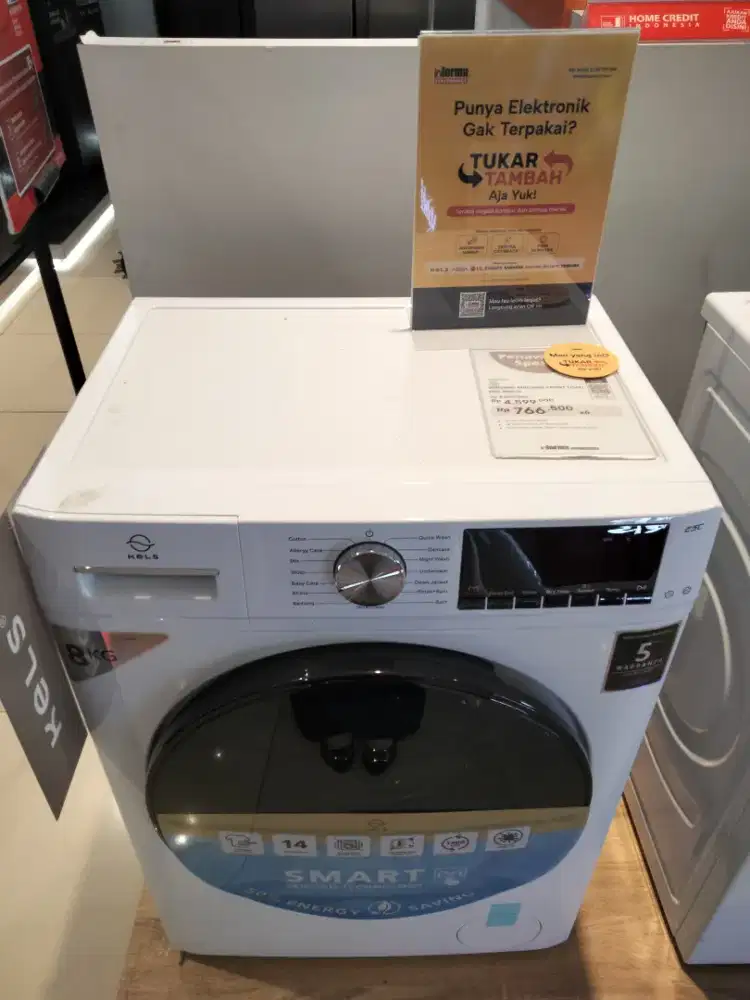 Cicilan Mesin Cuci Kels Informa Front Load 8KG