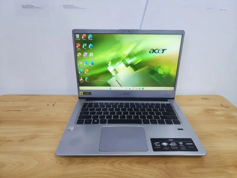 JUAL LAPTOP ACER SWIFT 3 Ci7 10510|8|512|14FHD|BACKLIGHT KEYBOARD