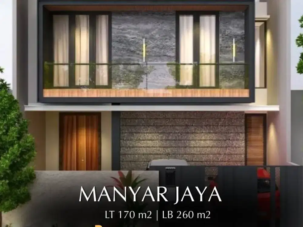 Dijual Rumah baru di Manyar Jaya