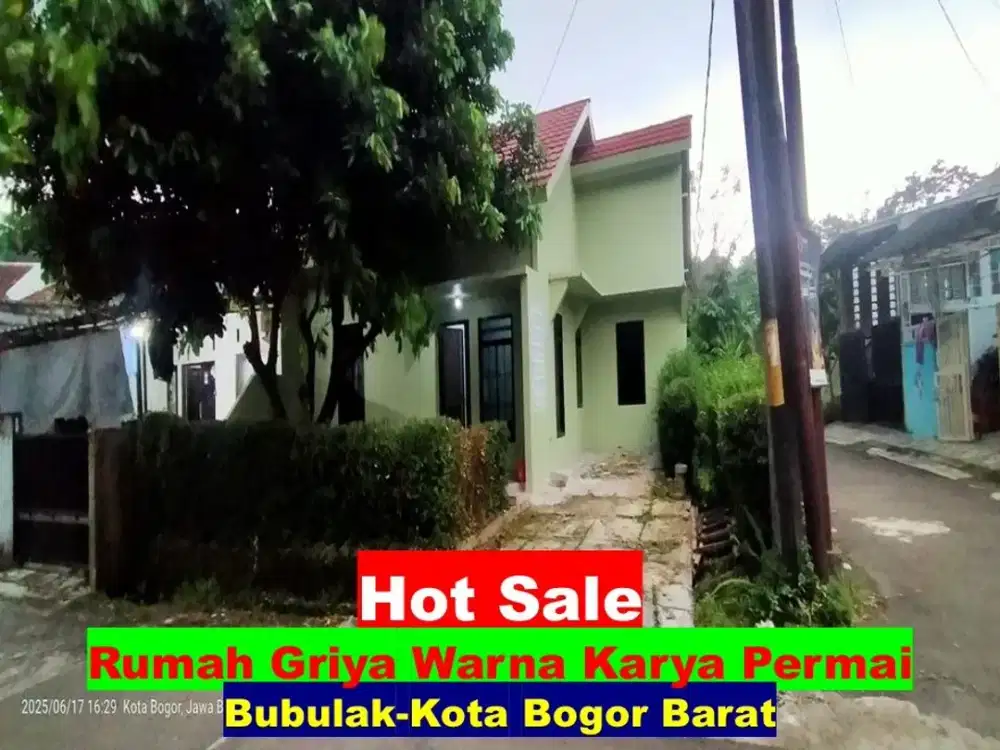 Rumah murah dalam perumahan di Bubulak Bogor