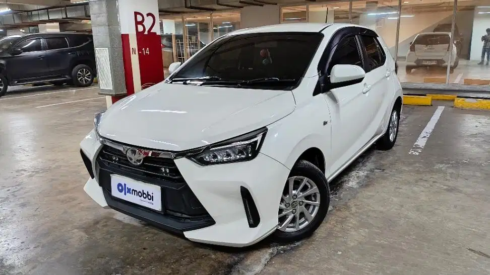 DP MURAH Toyota Agya 1.2 G Bensin-AT 2023 Putih CEZRB