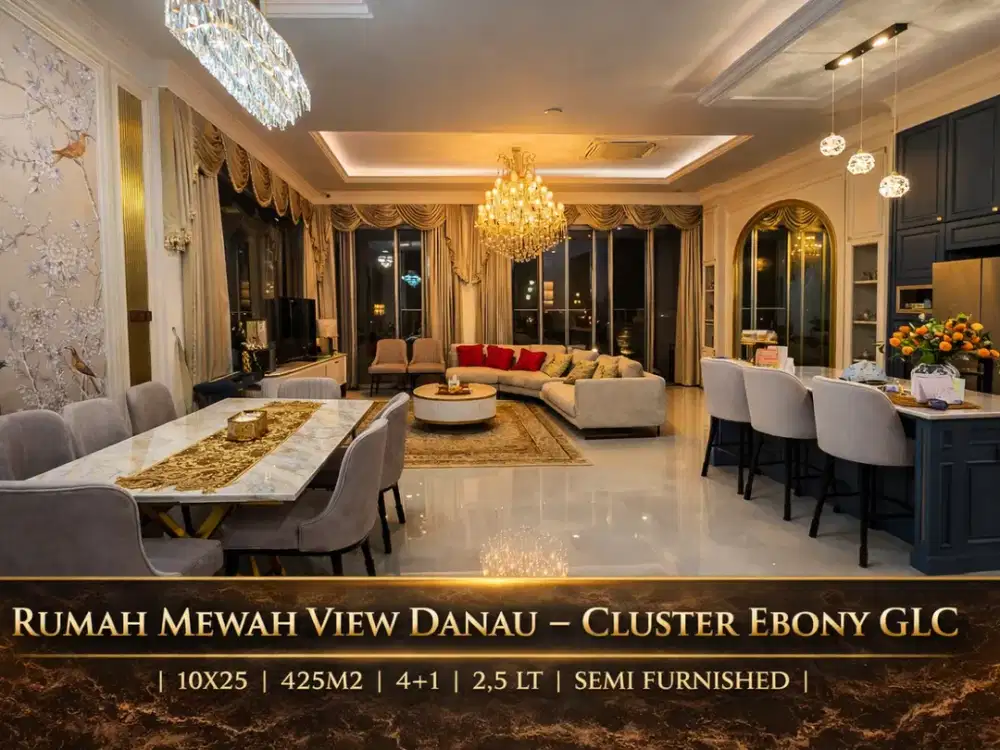 Best Deal Green Lake City Cluster Ebony – Rumah Mewah View Danau LT250