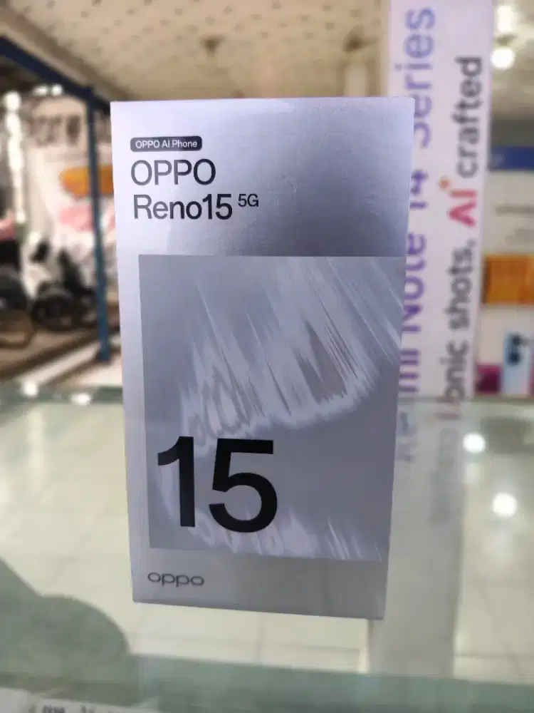OPPO RENO 15 5G 12/256 NEW SEGEL BERGARANSI RESMI!!!