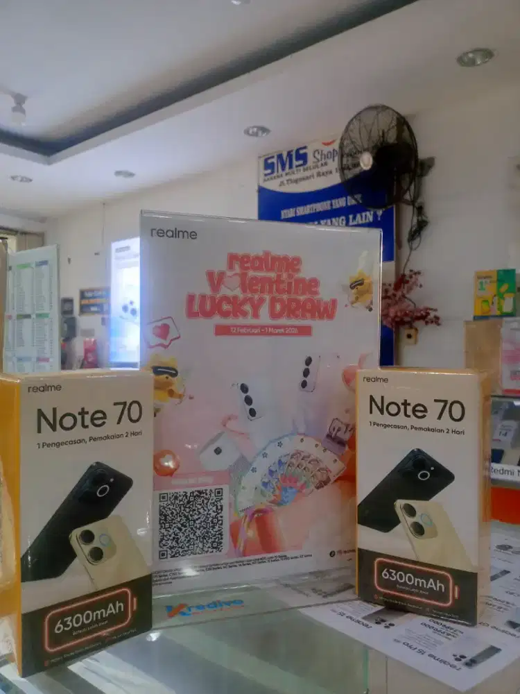 Realme note 70 desain mewah baterai 6300 layar 6,74