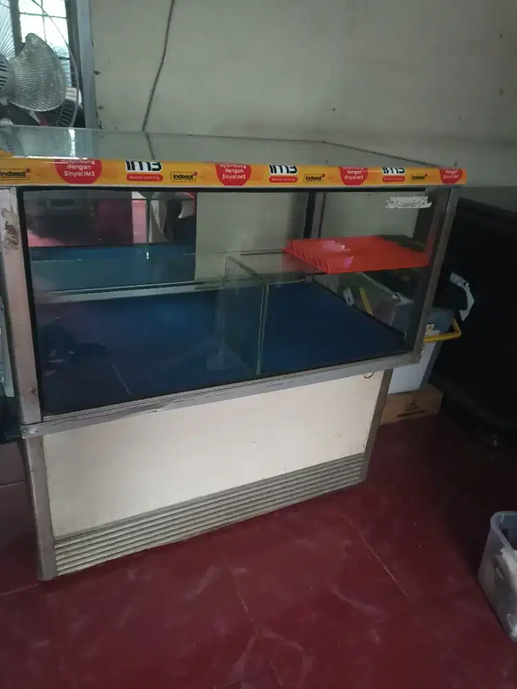 Etalase konter panjang 75cm