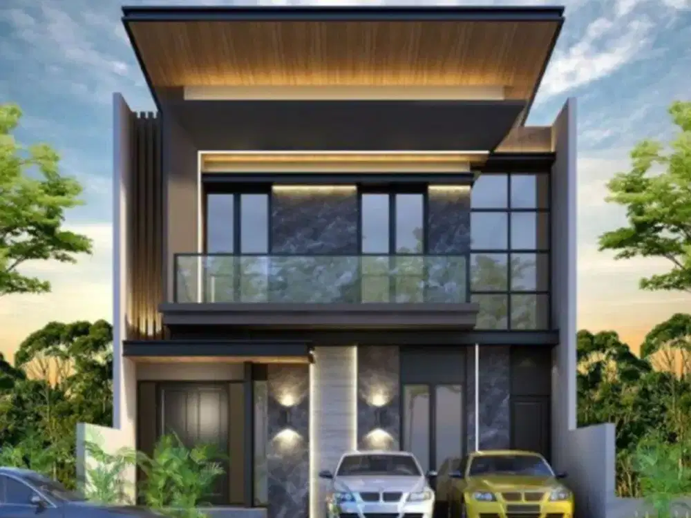 Rumah Woodland Citraland NEW MINIMALIS carport 2