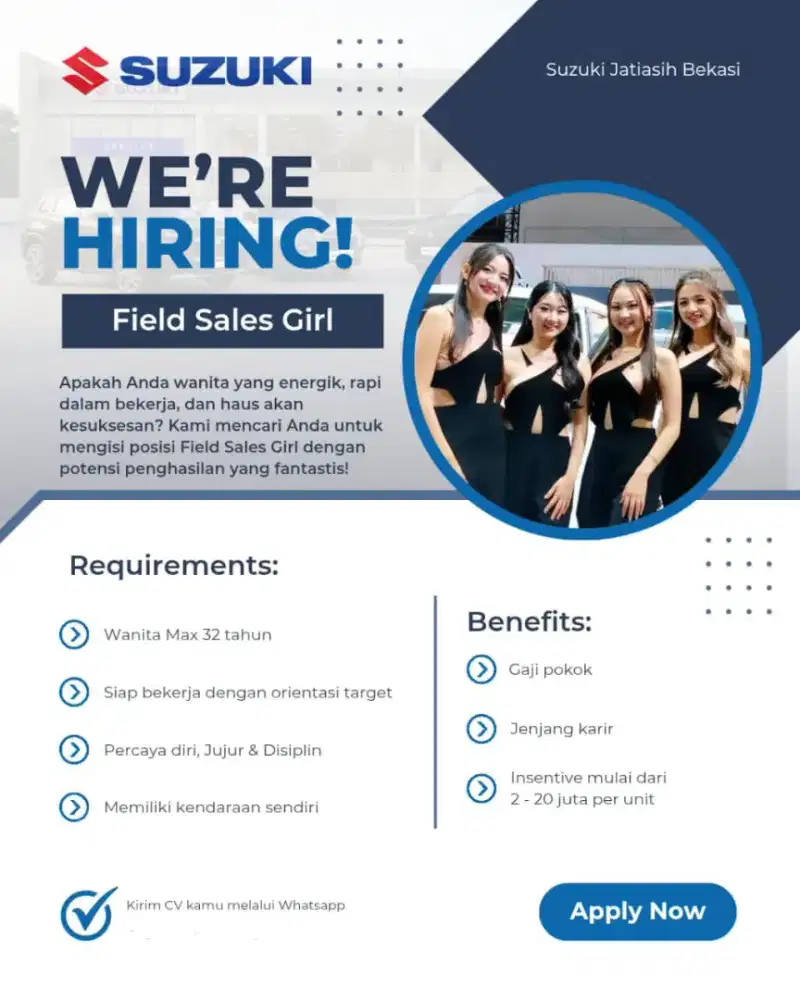 Loker Sales Suzuki Mobil