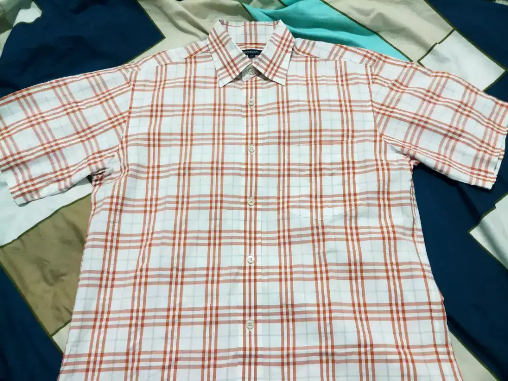 BURBERRY Shirt Classic Ori Likenew Gucci Lv Louis Vuitton Hermes Bally