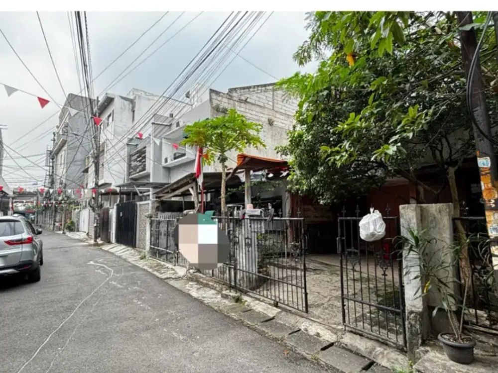 Rumah Hitung Tanah Akses Jalan 2 Mobil Di Tebet Utara, Dekat Jl. Abdullah Syafei