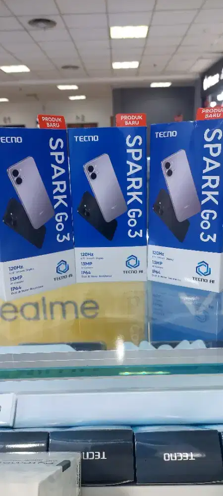 Tecno spark Go 3 4/64GB Garansi resmi 1 tahun bisa COD