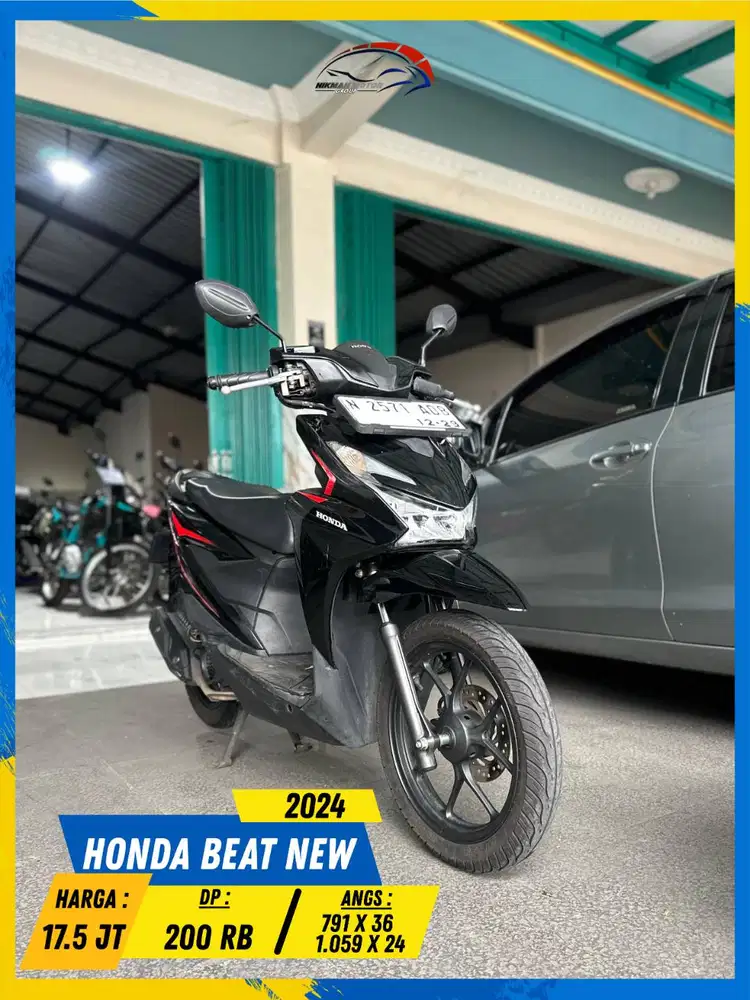 HONDA BEAT NEW 2024 GAS POLL MASZEHH HIKMAH MOTOR KEPUH