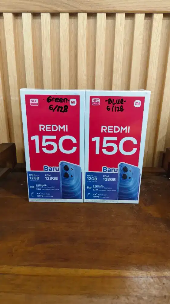 XIAOMI REDMI 15C 6/128 & 8/256 BARU