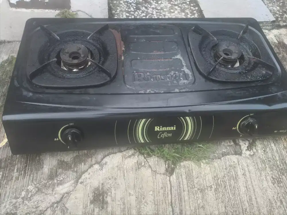 Dijual kompor gas Rinnai 2 tungku