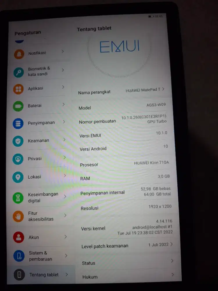 TAB HUAWEI MATEPAD T