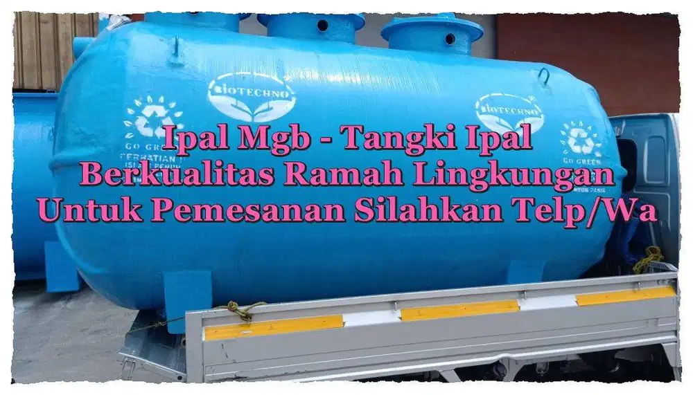 IPAL – IPAL PABRIK – IPAL TANK – IPAL – IPAL FIBERGLASS – TANGKI IPAL