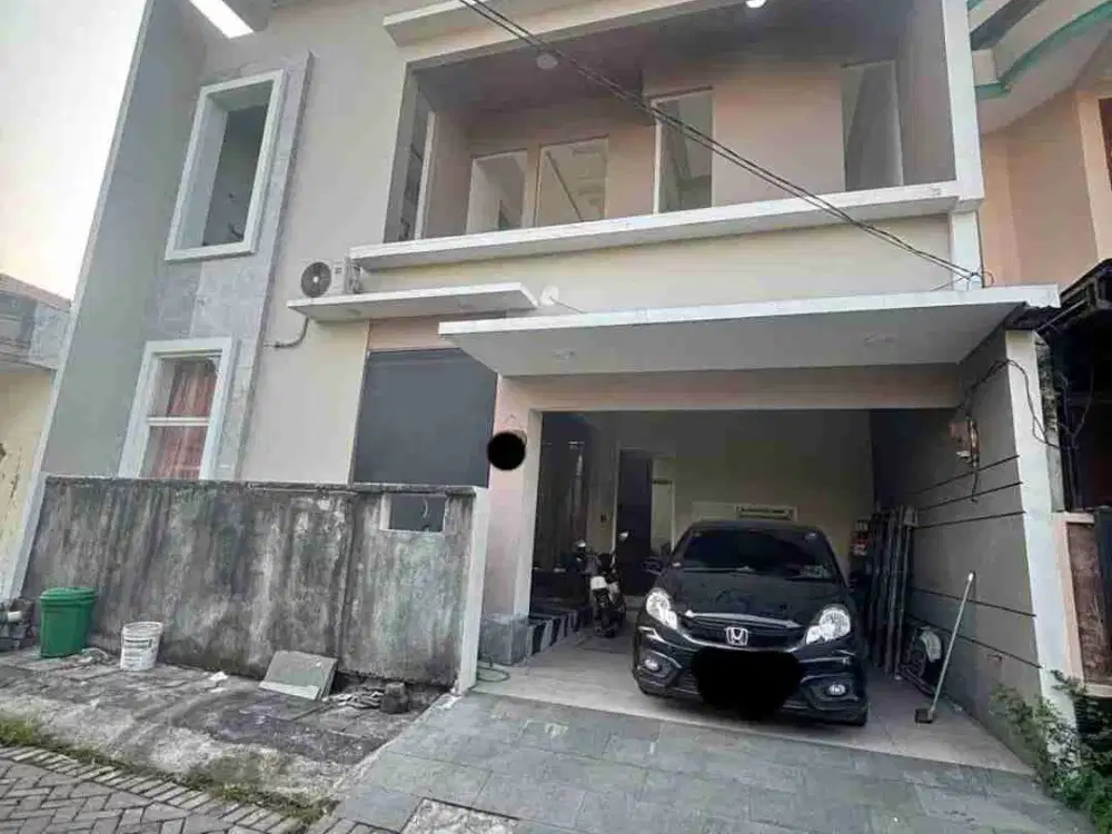 RUMAH MINIMALIS 2 LANTAI ADA KOLAM RENANG TERMURAH DI PONDOK WAGE INDAH KEC. WARU