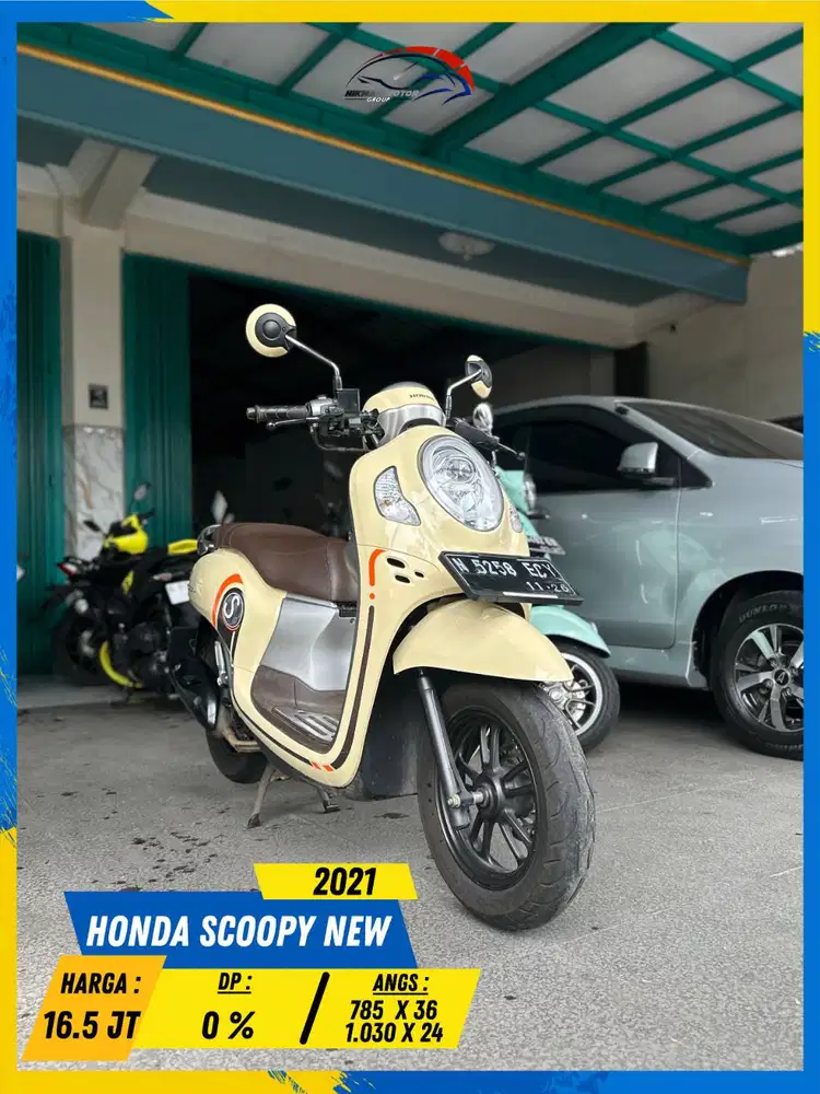 HONDA SCOOPY NEW 2021 GAS POLL MASZEHH HIKMAH MOTOR KEPUH