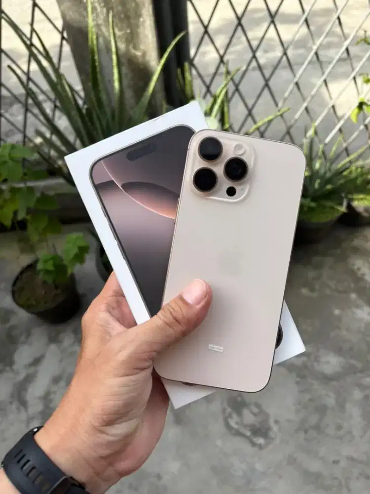 iPhone 16 ProMax 256gb Desert Garansi iBox Mei 2026