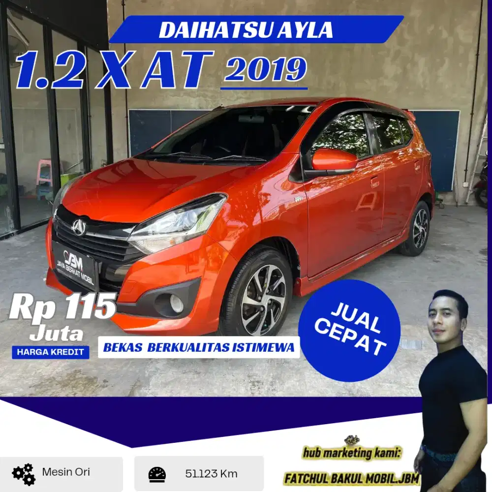 Daihatsu Ayla 1.2 X AT 2019