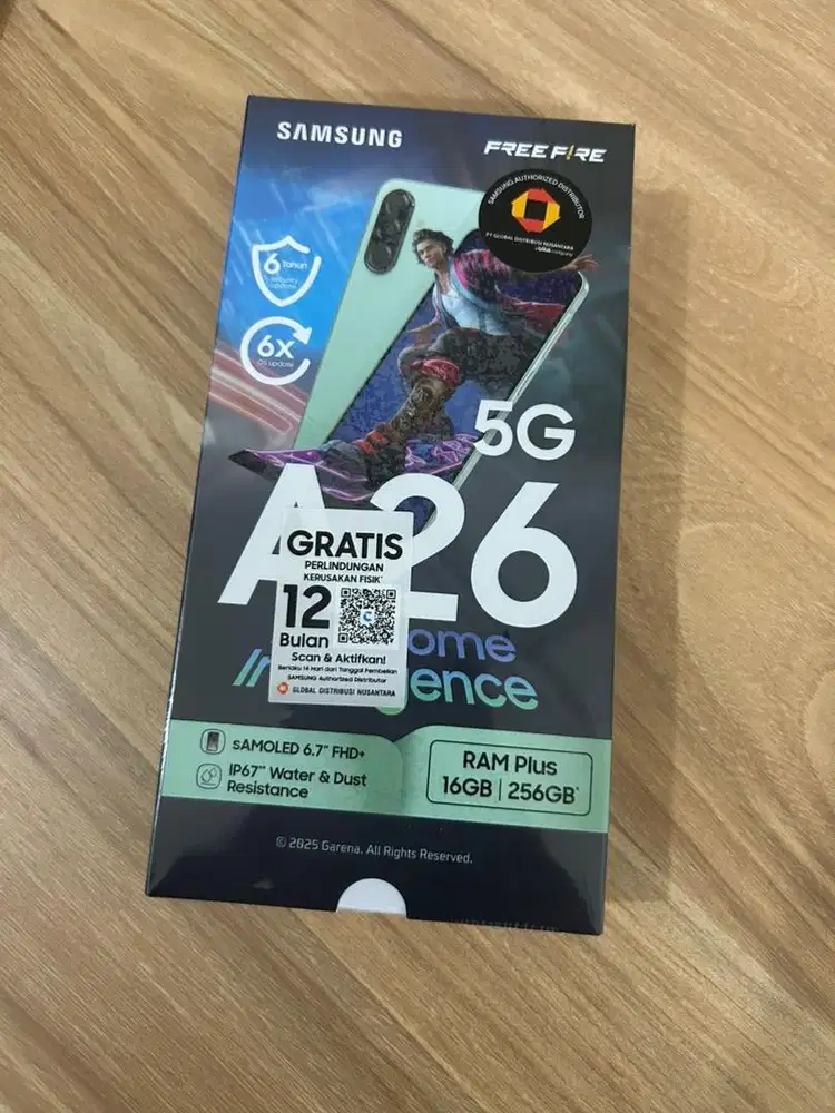 SAMSUNG GALAXY A26 5G 8/256 GB GARANSI RESMI NASIONAL 1 TAHUN