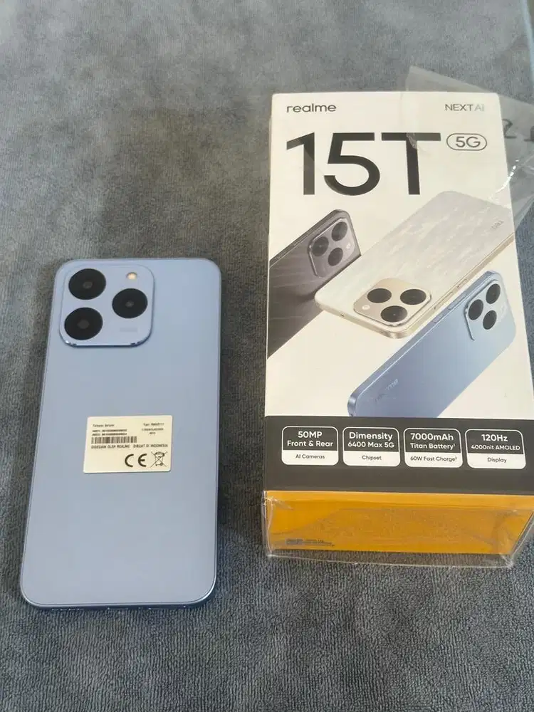 REALME 15T 5G 8/128 LIKE NEW SEPERTI BARU