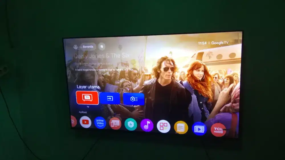 Tv tcl  85 inch + sound system