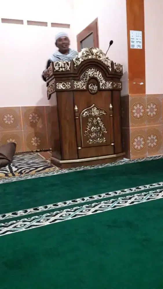 Mimbar Masjid podium presiden ready stok