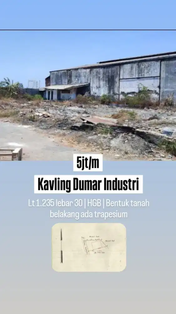 Dumar Industri, Margomulyo. Akses kontainer dan sebelah tol. SBY barat