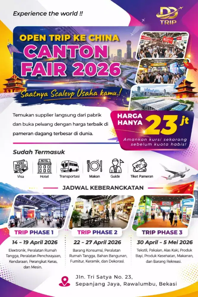 OPEN TRIP CANTON FAIR 2026 - CHINA