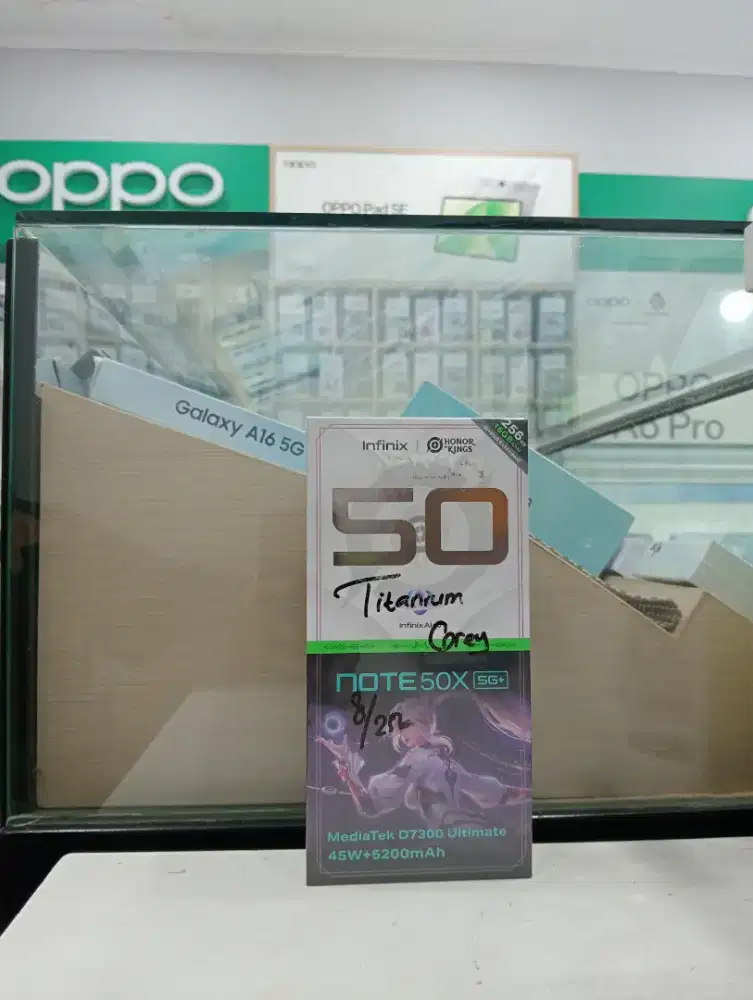 INFINIX NOTE 50X 8/256 NEW MURAH GARANSI RESMI