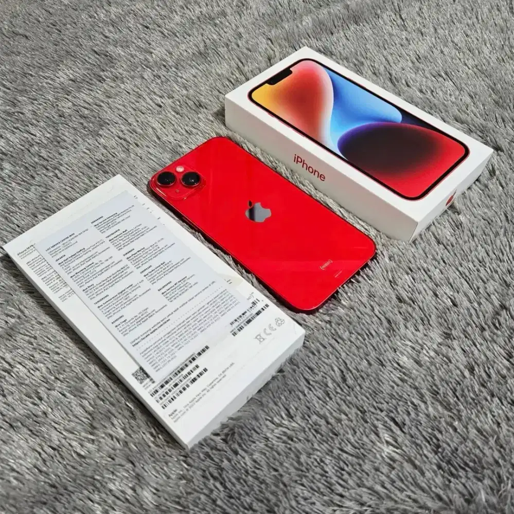 Iphone 14 Plus 128Gb Red garansi IBOX